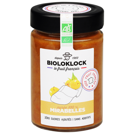 Purée de mirabelles - 100% mirabelles