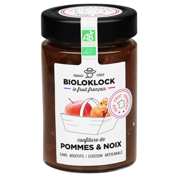 Confiture de pommes et noix