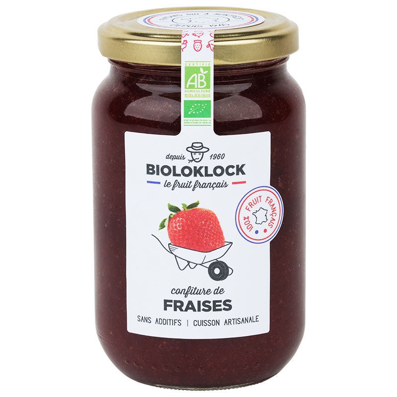 Confiture de fraises - FRANCE - 47 BIO Fabrication Artisanale